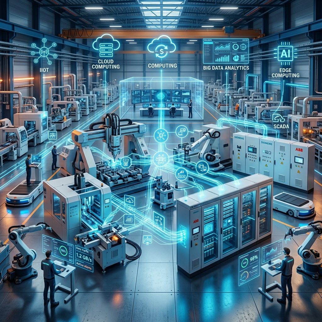تأثير إنترنت الأشياء الصناعي (IIoT) على كفاءة المصانع
